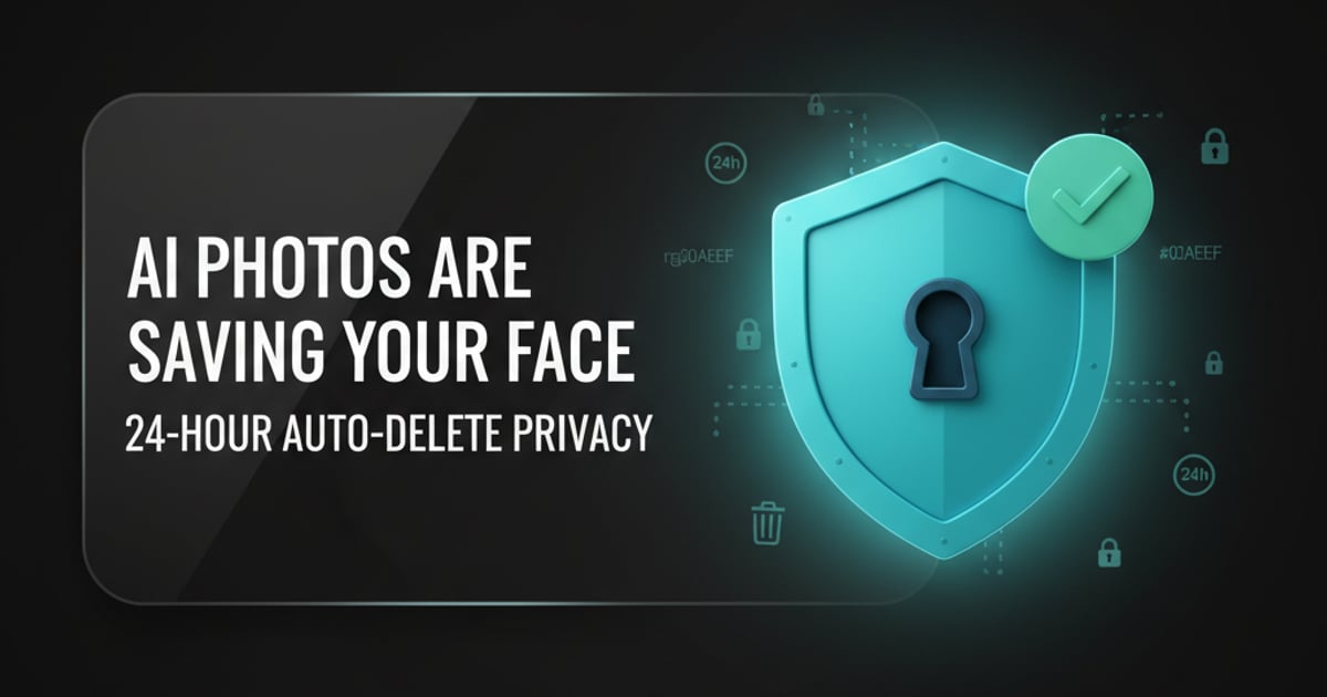 AI Photos Are Saving Your Face (Literally): Why Our 24-Hour Auto-Delete Matters