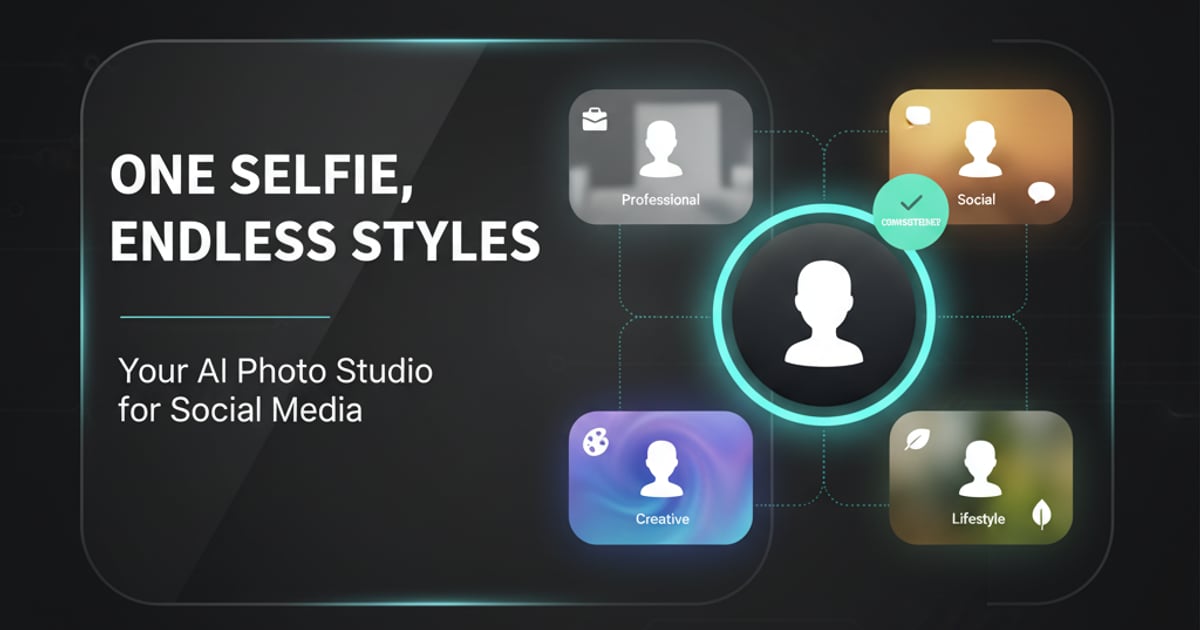 One Selfie, Endless Styles: Your Ultimate AI Photo Studio for Instagram, Twitter & Beyond