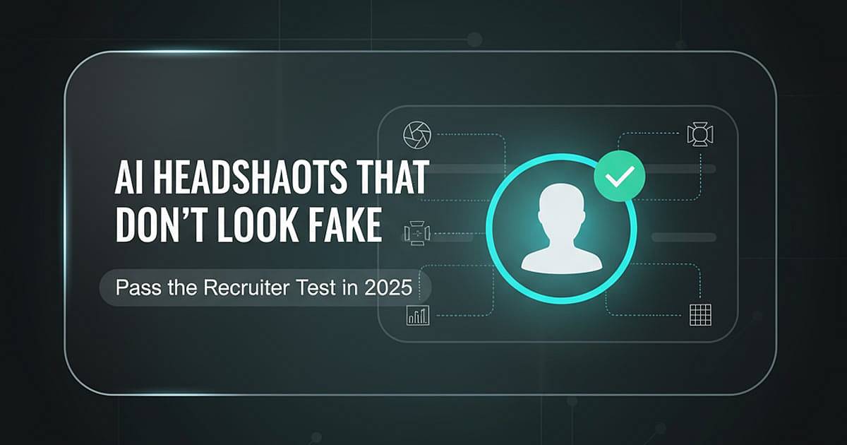 AI Headshots That Don't Look Fake: Passing the LinkedIn Recruiter Test in 2025