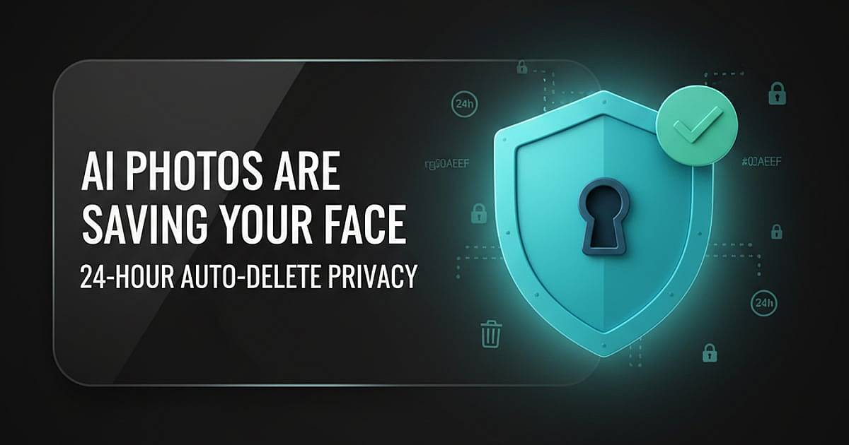 AI Photos Are Saving Your Face (Literally): Why Our 24-Hour Auto-Delete Matters